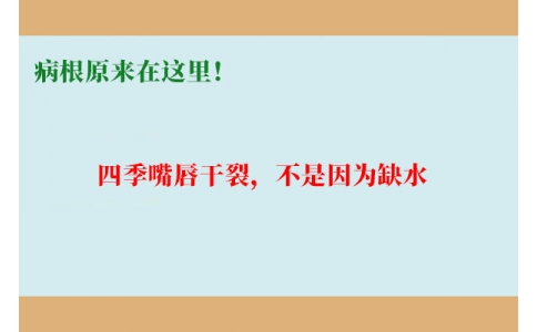 終于明白了！嘴唇干裂，不是因?yàn)槿彼「瓉碓谶@里！